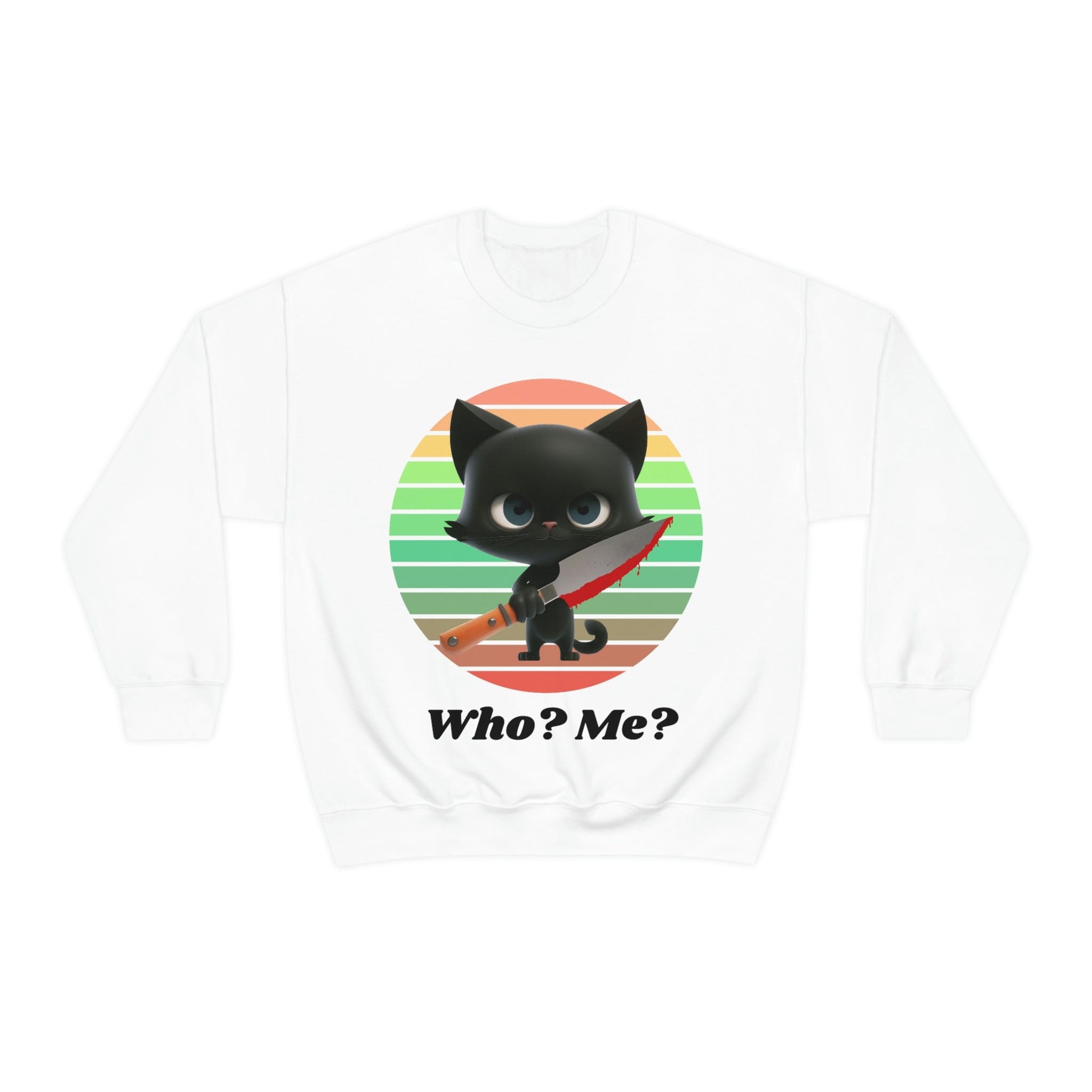 Funny Black Cat Shirt, Murder Cat Sweater Gifts, Funny Cat Gift