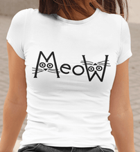 Load image into Gallery viewer, MeoW Women’s Premium Cat T-Shirt
