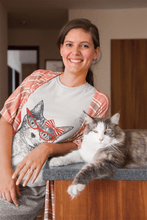 Load image into Gallery viewer, Miss Kitty Hairbow Women’s Premium Cat T-Shirt
