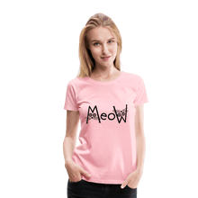 Load image into Gallery viewer, MeoW Women’s Premium Cat T-Shirt - pink
