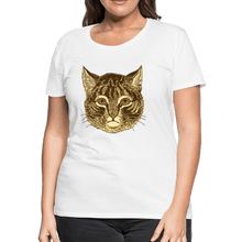 Load image into Gallery viewer, Tabby Cat Women’s Premium T-Shirt - white
