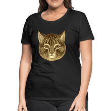 Load image into Gallery viewer, Tabby Cat Women’s Premium T-Shirt - black
