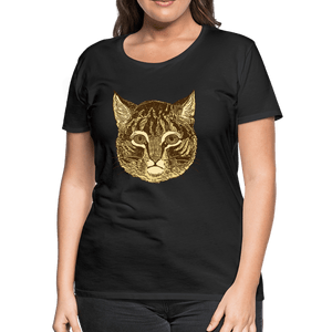 Tabby Cat Women’s Premium T-Shirt - black