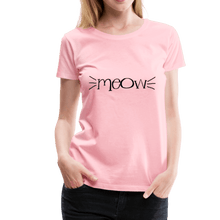 Load image into Gallery viewer, Meow Cat Whiskers Women’s Premium T-Shirt - pink
