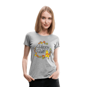 Happy Fall Women’s Premium T-Shirt - heather gray